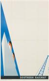 VARIOUS DESIGNERS. SOUTHERN RAILWAY. Group of 4 posters. Circa 1939. Sizes vary.